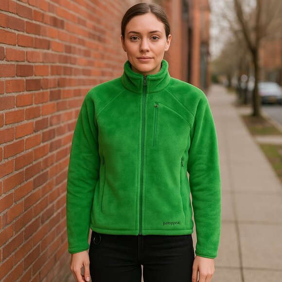 Patagonia Jackets & Blazers - Patagonia Women's R4 Regulator Green Fleece Jacket Polartec Sz XS
